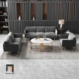  Ghế sofa đơn 1 người ngồi DT79 Genlis vải nhung màu xanh dương 