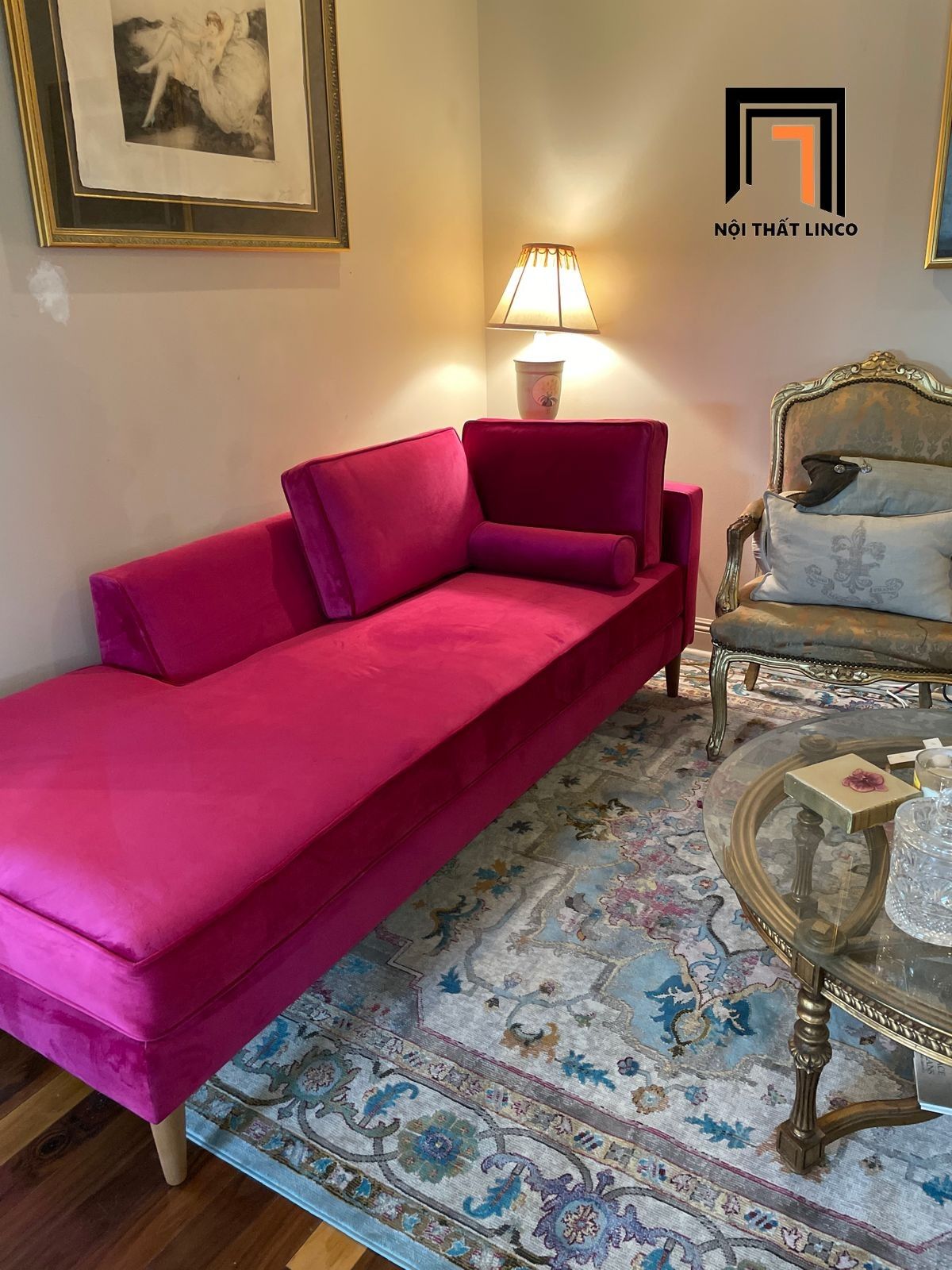  Ghế sofa băng nằm BT16 Merton 1m85 thư giãn cho phòng ngủ 
