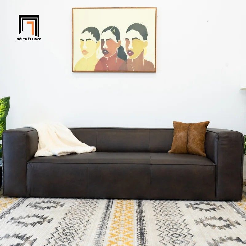  Ghế sofa băng BT9 Bezeme dài 2m da Pu văn phòng tiếp khách 