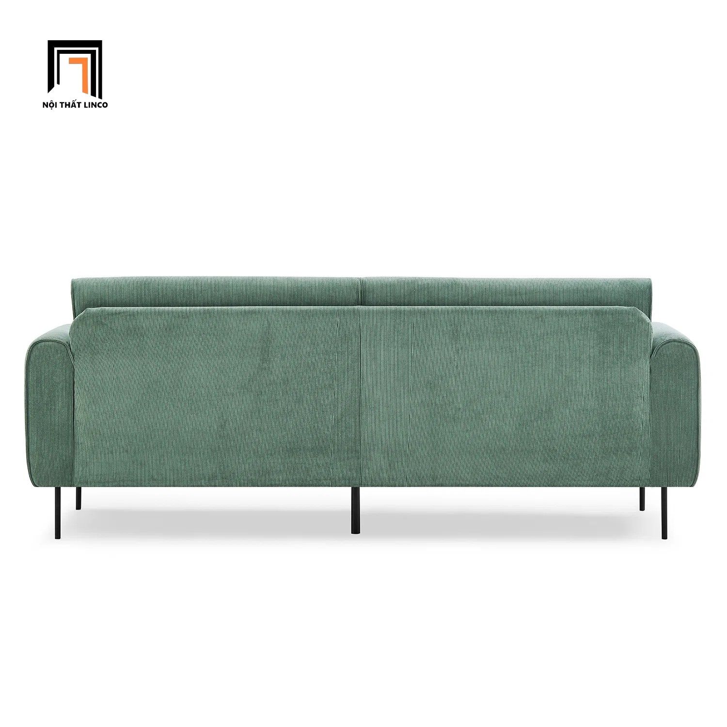  Ghế sofa băng vải nỉ màu cam 2m1 BT50 Fresnes cho sảnh chờ 