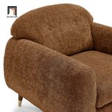  Ghế sofa đơn kiểu cong DT83 Elishah vải nỉ cho sảnh chờ 