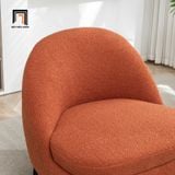  Ghế sofa đơn màu carot vải lông cừu DT111 cho sảnh chờ nhỏ 