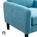  Ghế sofa đơn màu xanh dương vải nỉ DT99 Betul giá rẻ 