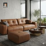  Bộ ghế sofa băng kèm đôn BHQ98 Hague 2m2 căn hộ chung cư 