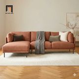  Bộ ghế sofa góc chữ L GT285 Martel 2m2 x 1m6 vải nỉ màu cam 
