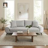  Bộ ghế sofa góc xám trắng GT278 Creamy 2m5 x 1m6 giá rẻ 