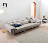  Ghế sofa băng da xám BHQ38 Cordia 2m5 kiểu dáng hiện đại 