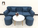  Bộ ghế sofa băng xanh dương BL12 BTC dài 1m9 phòng khách 