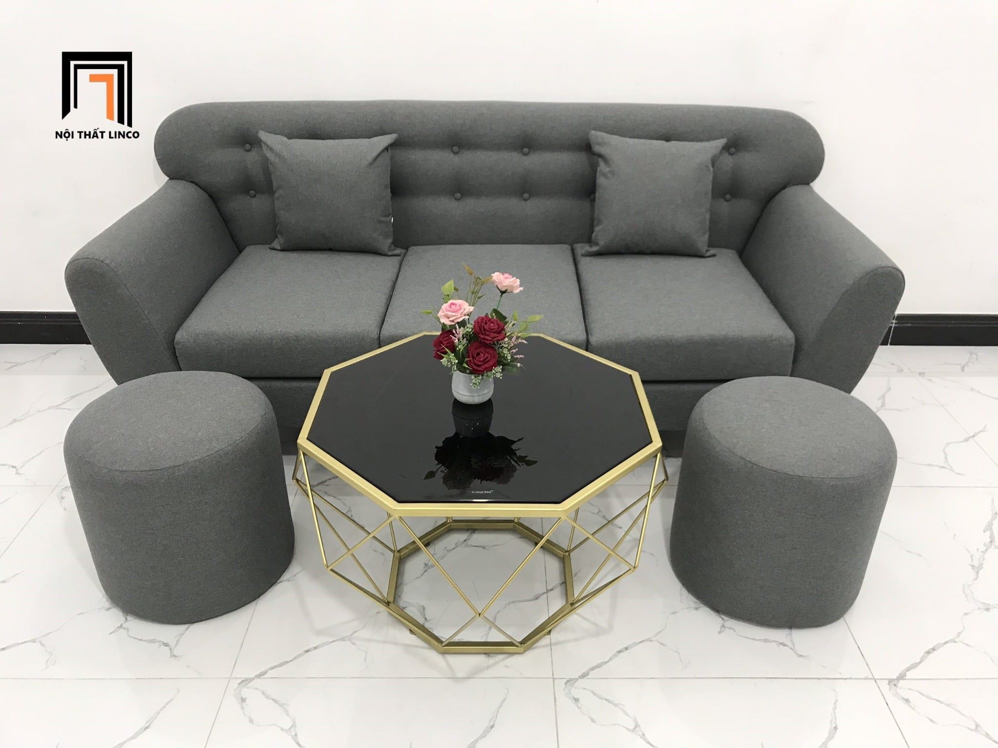  Bộ ghế sofa băng BL12 BTC dài 1m9 phòng khách nhỏ gọn 