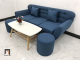  Bộ ghế sofa băng xanh dương BL12 BTC dài 1m9 phòng khách 