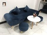  Bộ ghế sofa băng văng thuyền BL9 SFT dài 2m xanh đậm 