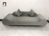  Bộ ghế sofa văng băng thuyền BL9 SFT dài 2m xám lông chuột 