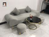  Bộ ghế sofa văng băng thuyền BL9 SFT dài 2m xám lông chuột 