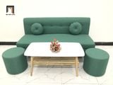  Bộ ghế sofa băng nhỏ gọn 1m7 BL8 BKT bọc vải nỉ bố mềm 