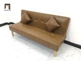  Bộ ghế sofa giường đa năng GBL1 dài 1m7 da giả màu nâu bò 