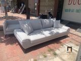  Ghế sofa băng dài 2m2 BT60 Creamy màu trắng kem sang trọng 