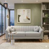  Sofa băng đẹp sang trọng 2m2 BHQ92 Whiter xám trắng vải nỉ 