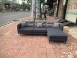  Ghế sofa góc L GT272 Dadiba 2m3 x 1m6 phối màu vải xám 