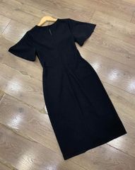 ĐẦM JOHN LEWIS ĐEN XOẮN EO