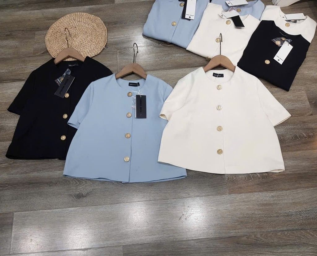 ÁO VERO MODA NÚT VÀNG