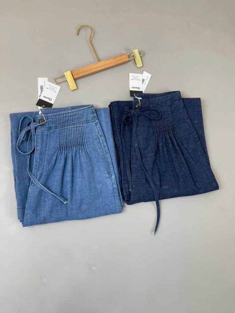 QUẦN OSHIRI JEAN MỎNG CỘT DÂY