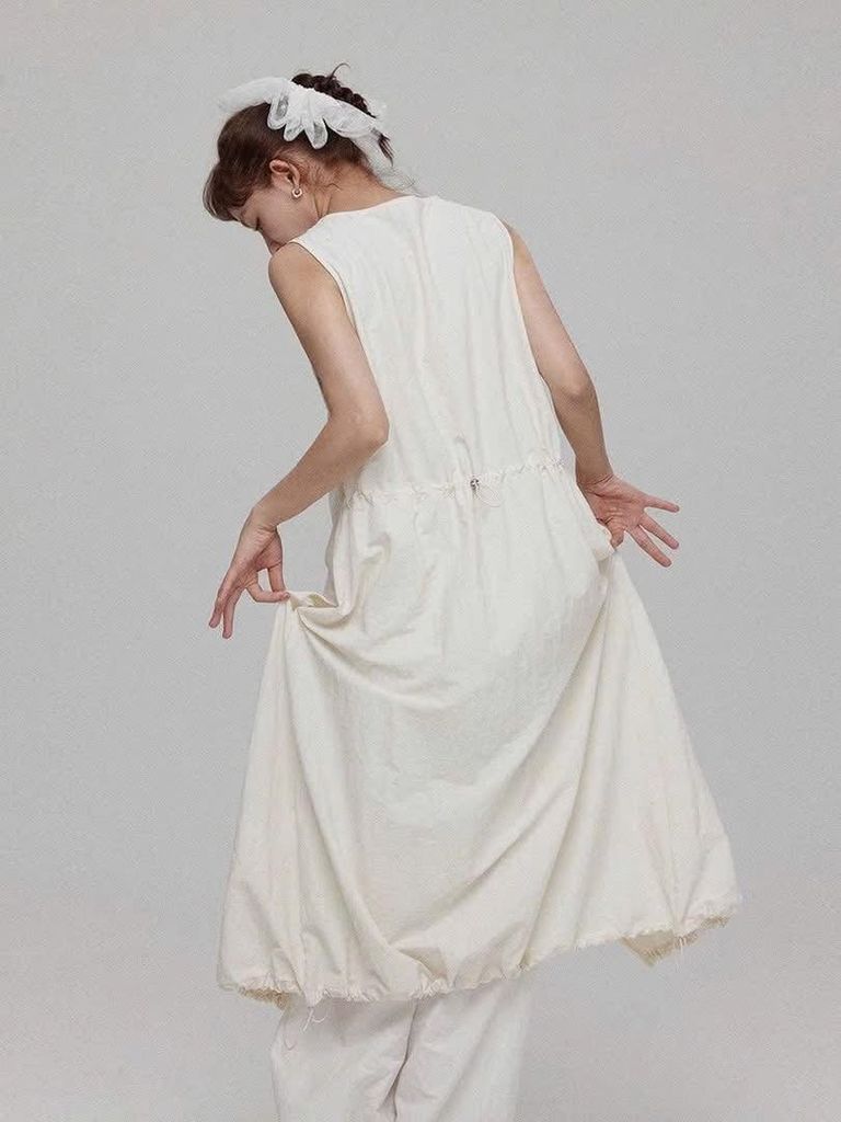 ĐẦM ZARA GIÓ DÂY KÉO TRƯỚC