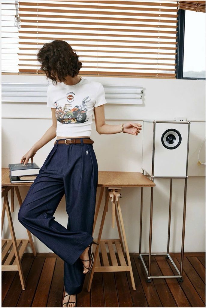 QUẦN JEANS POLO THÊU NGỰA 2 MÀU