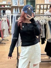 ÁO WHOAU THUN  GÂN TAY DÀI