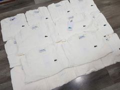 ÁO LEN LACOSTE 1 MÀU TRẮNG