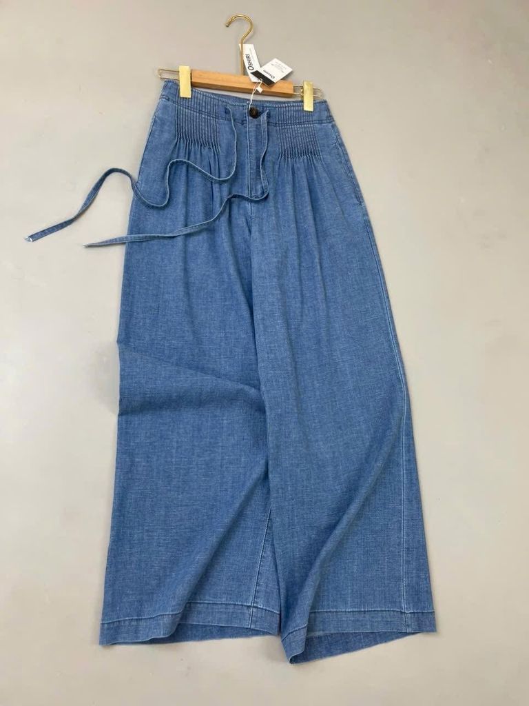 QUẦN OSHIRI JEAN MỎNG CỘT DÂY