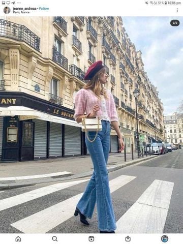QUẦN JEANS TOMMY  ỐNG LOE 3 MÀU