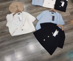 ÁO VERO MODA NÚT VÀNG