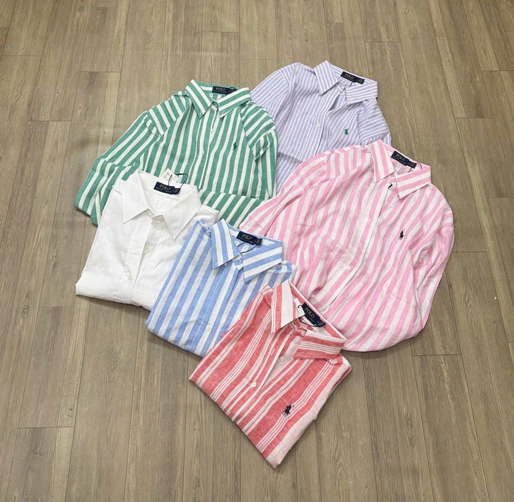SƠ MI POLO SỌC DÀI TAY