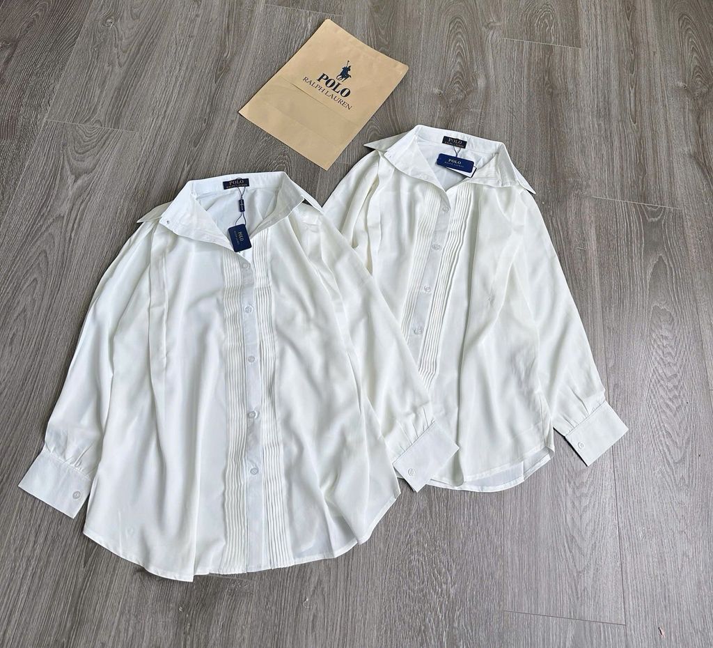 SƠ MI POLO TRẮNG TAY DÀI