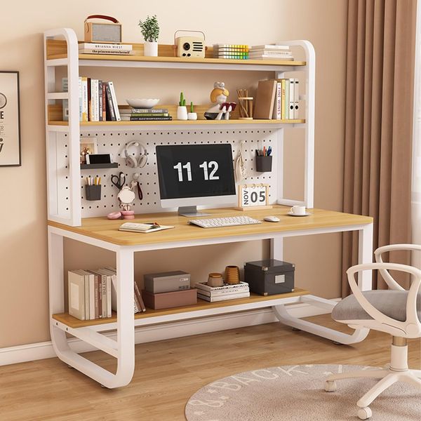  Bàn Làm Việc Kết Hợp Bảng Treo Đục Lỗ 