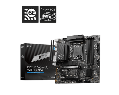 Bo mạch chủ MSI PRO B760M-A WIFI DDR4