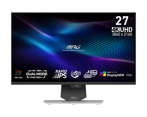 Màn Hình MSI MPG 274URDFW E16M (27 inch - IPS - 4K - 160Hz - 0.5ms)