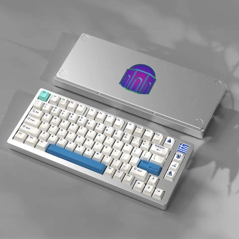Createkeebs Thera75 V2 Keyboard - Silver