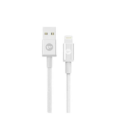 Dây cáp Cáp Lightning Mophie 1M Black/White