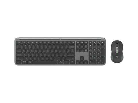 Bộ bàn phím chuột không dây Logitech Signature MK950 Than chì