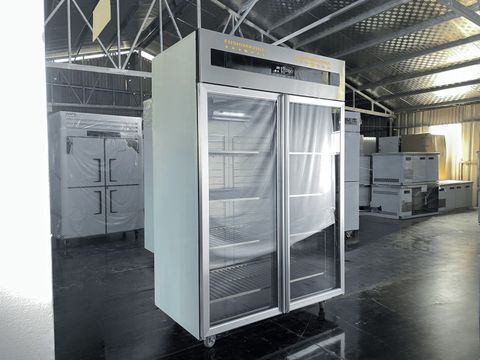 Tủ mát 2 cánh kính quạt gió Fushima FSMDL-TMCKQ1100