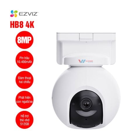 Camera pin sạc EZVIZ HB8 (4K)
