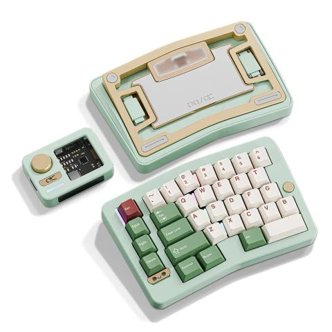 QK Alice Duo Keyboard - Spray-coated Mint