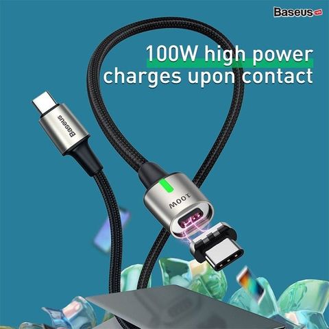 Cáp sạc từ C to C Baseus Zinc Magnetic Series 4 Cable Type-C 100W