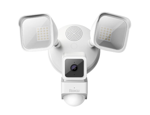 Roku Floodlight Camera: Camera Giám Sát 1080p HD & Đèn Pha Thông Minh