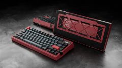  Zoom75 TIGA Keyboard - Scarlet Red 