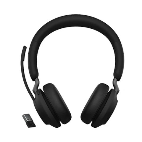Tai nghe Jabra Evolve2 65 Link 380a MS Stereo USB A Black
