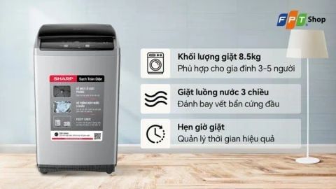 Sharp 8.5 kg ES-Y85HV-S
