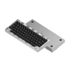  Zer Studio Waves 60 Custom Keyboard - Silver 
