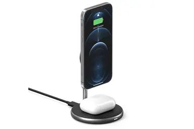Sạc không dây 2in1 Hyperjuice 7.5W dùng cho iPhone Series, Airpods